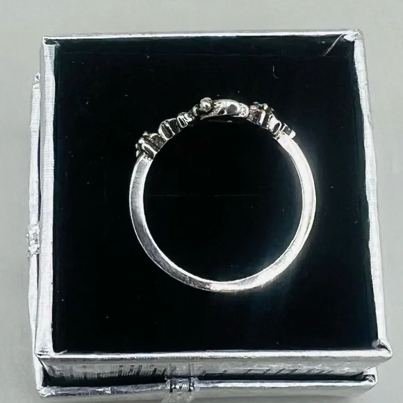 Disney Inspired 🧚‍♀️Tinkerbell🧚 S925 Sterling Silver Ring In Gift Box Size 6 - Picture 5 of 7